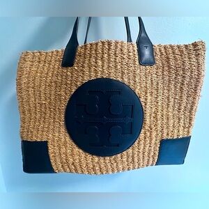 Tory Burch Ella Straw Tote